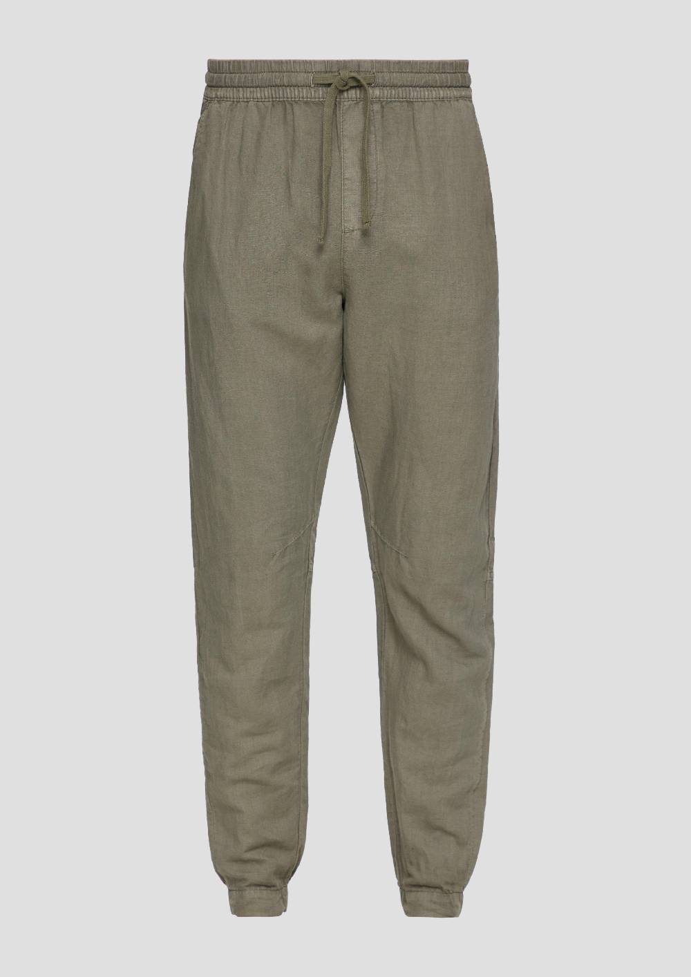 S.Oliver Jogpants Aus Leinenmix Mit Tunnelzug Und Eingrifftaschen