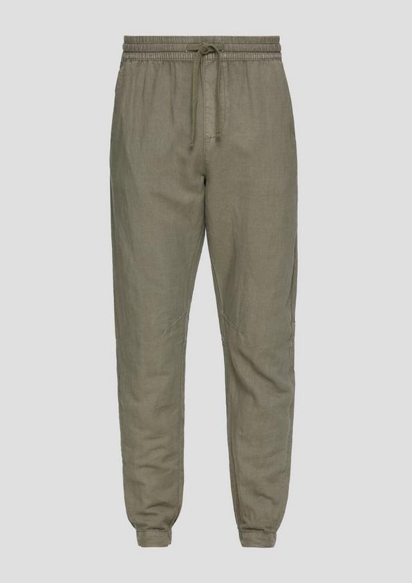 s.Oliver Jogpants aus Leinenmix mit Tunnelzug und Eingrifftaschen