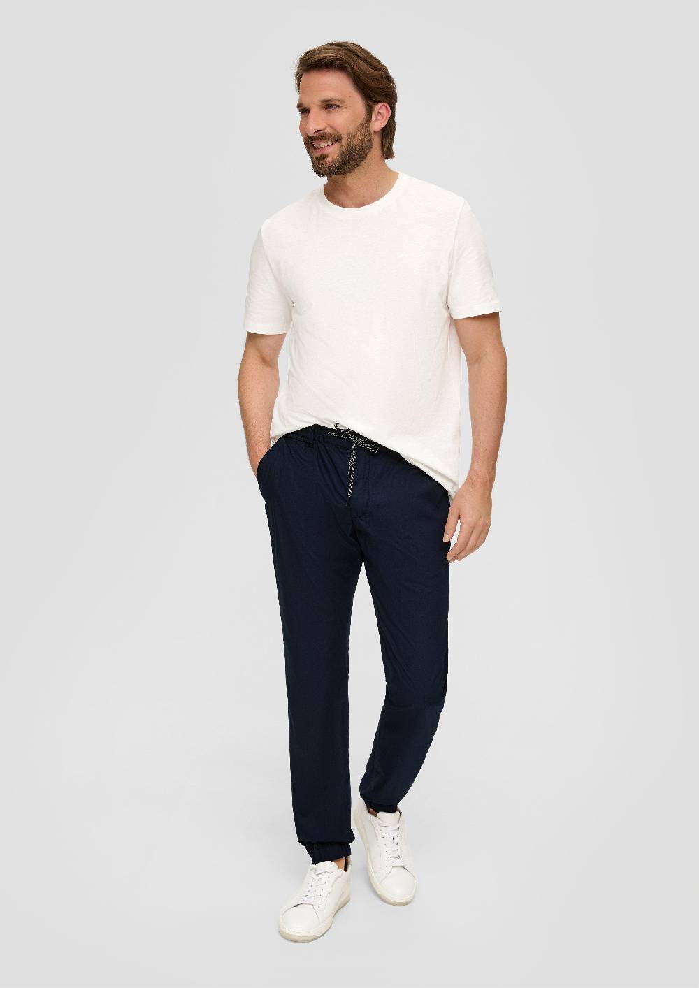 S.Oliver Jogpants Mit Elastischem Saum Und Bündchen