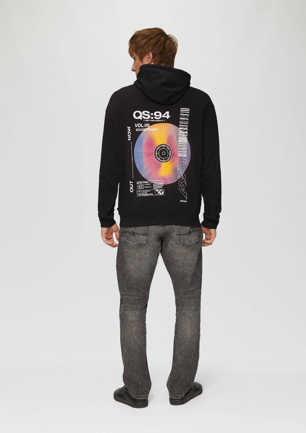 S.Oliver Kapuzensweatshirt Mit Front- Und Rückenprint