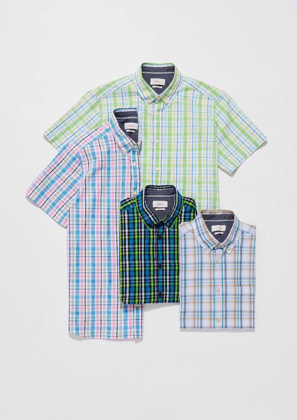 S.Oliver Kurzarmhemd Mit Brusttasche Und Logo-Detail