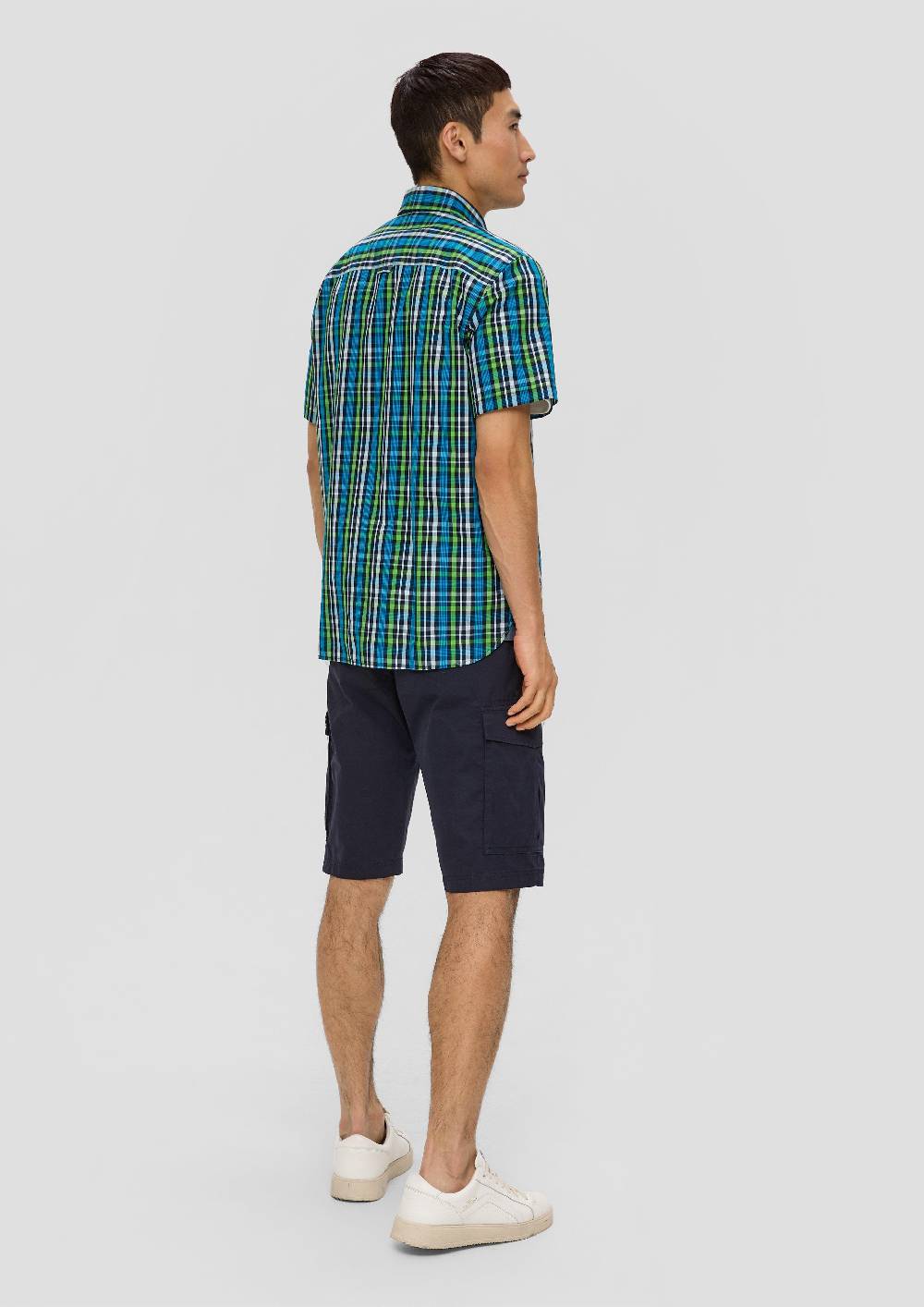 S.Oliver Kurzarmhemd Mit Brusttasche Und Logo-Detail