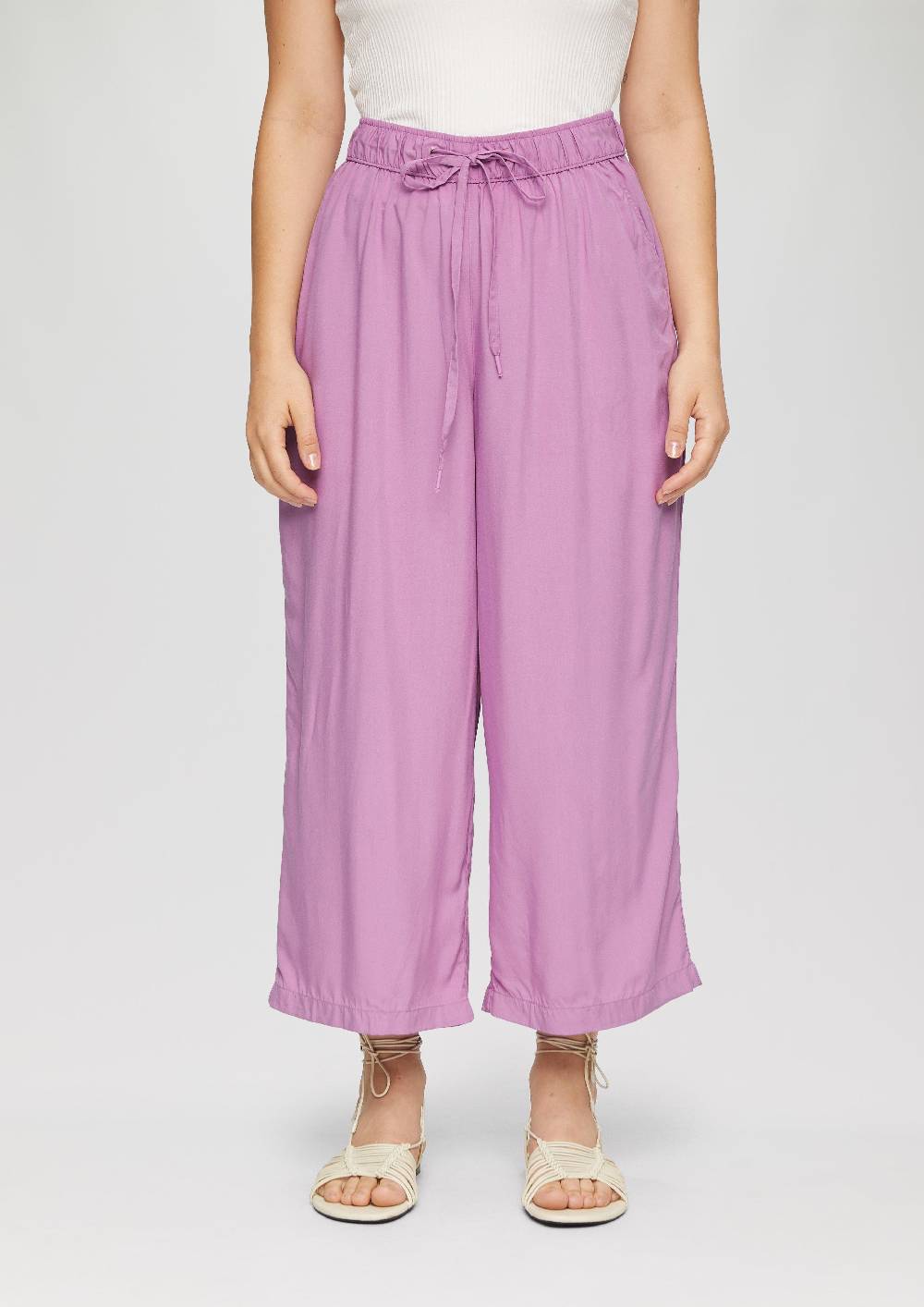 S.Oliver Kurze Hose Mit Elastischem Bund Aus Viskose