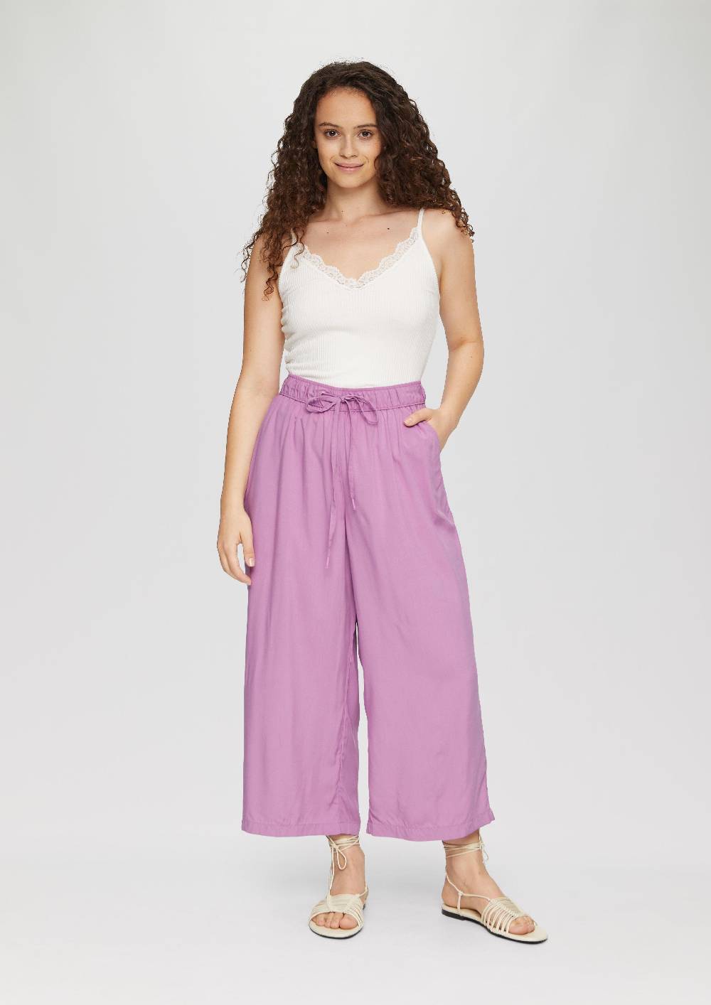 S.Oliver Kurze Hose Mit Elastischem Bund Aus Viskose