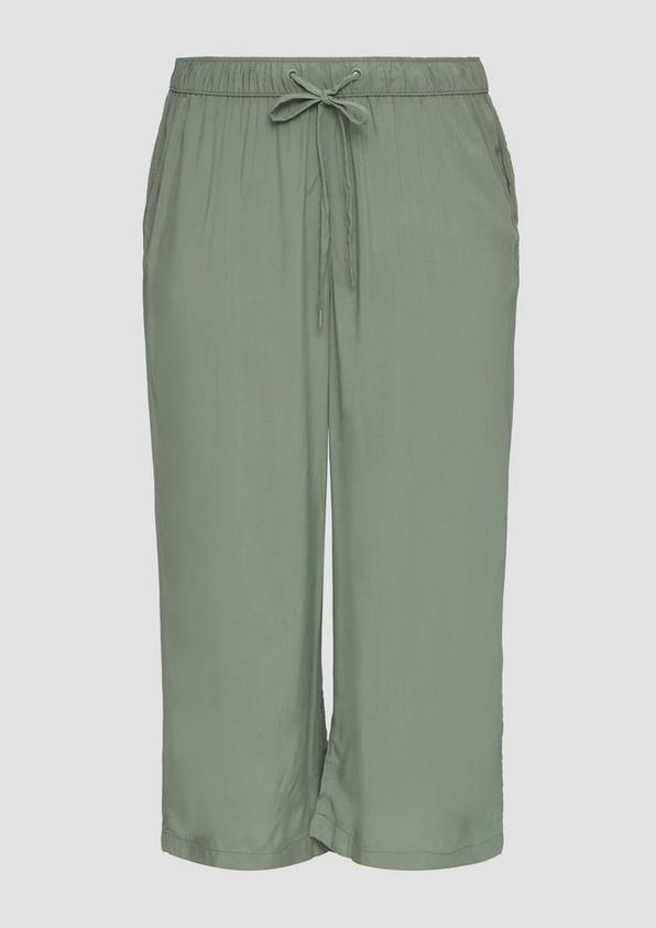 s.Oliver Kurze Hose mit elastischem Bund aus Viskose