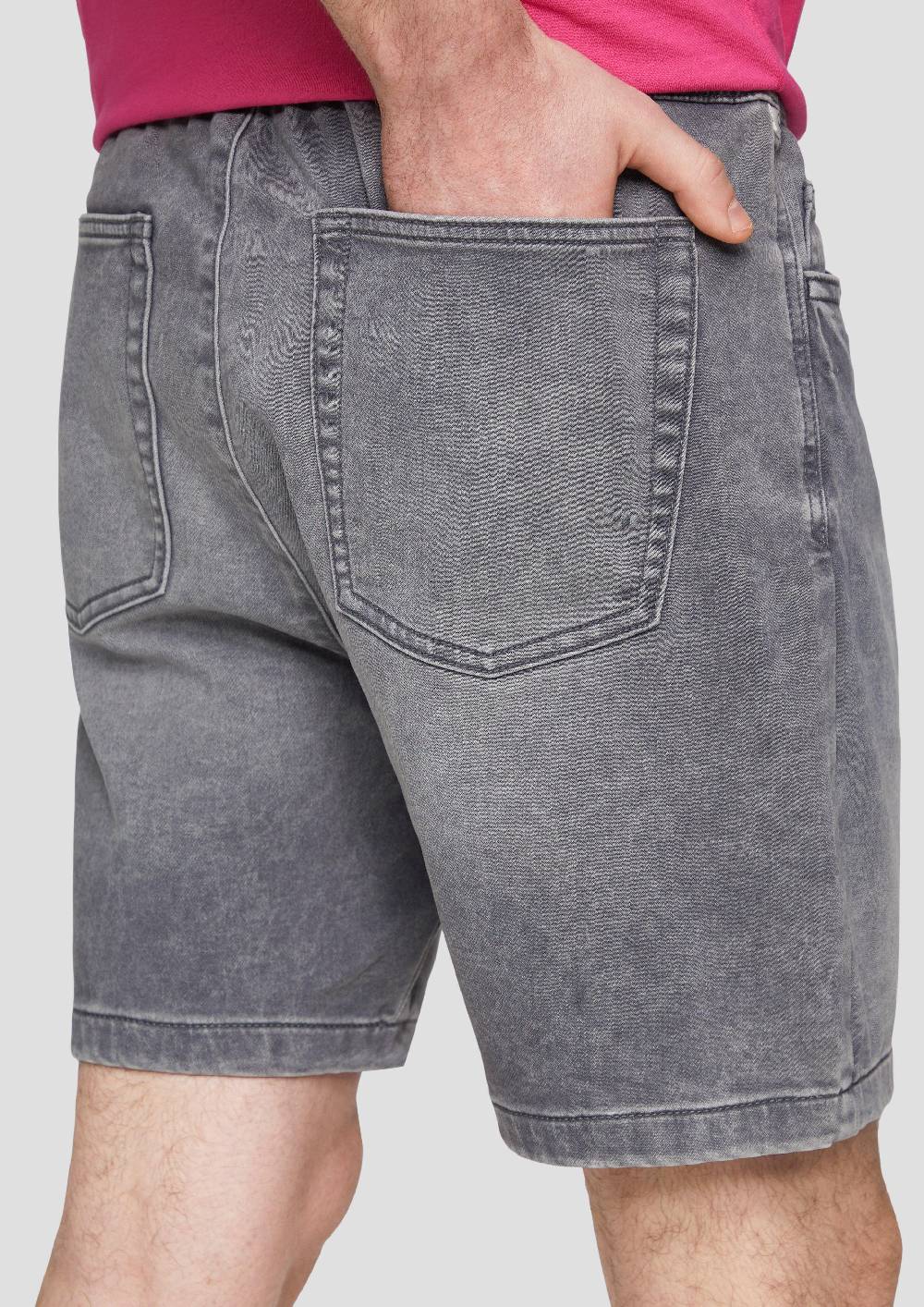 S.Oliver Kurze Jeans-Jogger / Regular Fit / Mid Rise / Baumwollstretch