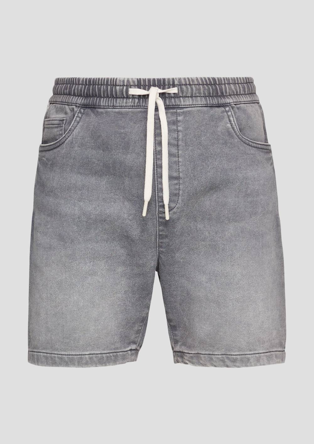 S.Oliver Kurze Jeans-Jogger / Regular Fit / Mid Rise / Baumwollstretch