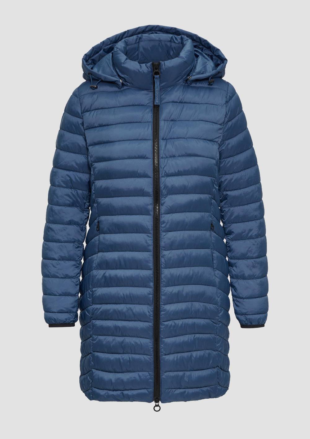 S.Oliver Lange Steppjacke Mit Abnehmbarer Kapuze Im Slim Fit