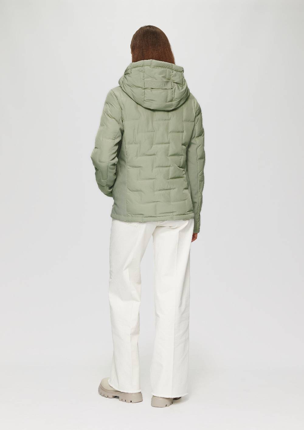 S.Oliver Leicht Wattierte Jacke Im Fabricmix Mit Prägung