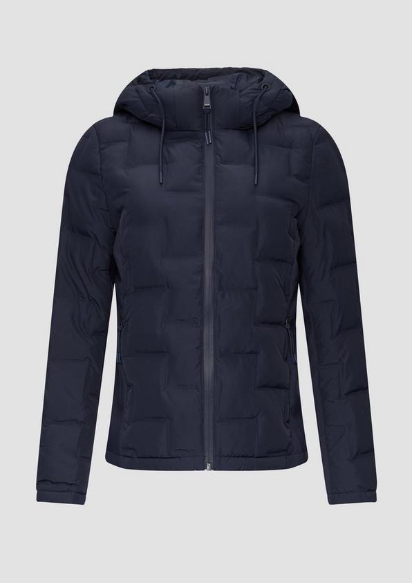 s.Oliver Leicht wattierte Jacke im Fabricmix mit Prägung