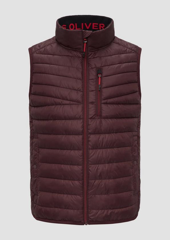 S.Oliver Leicht Wattierte Steppweste Aus Recyceltem Polyester