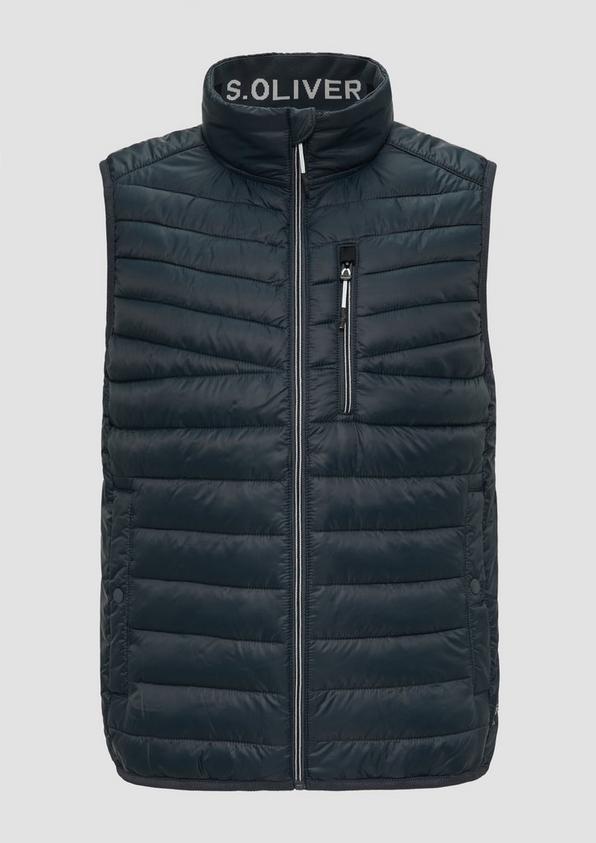 s.Oliver Leicht wattierte Steppweste aus recyceltem Polyester