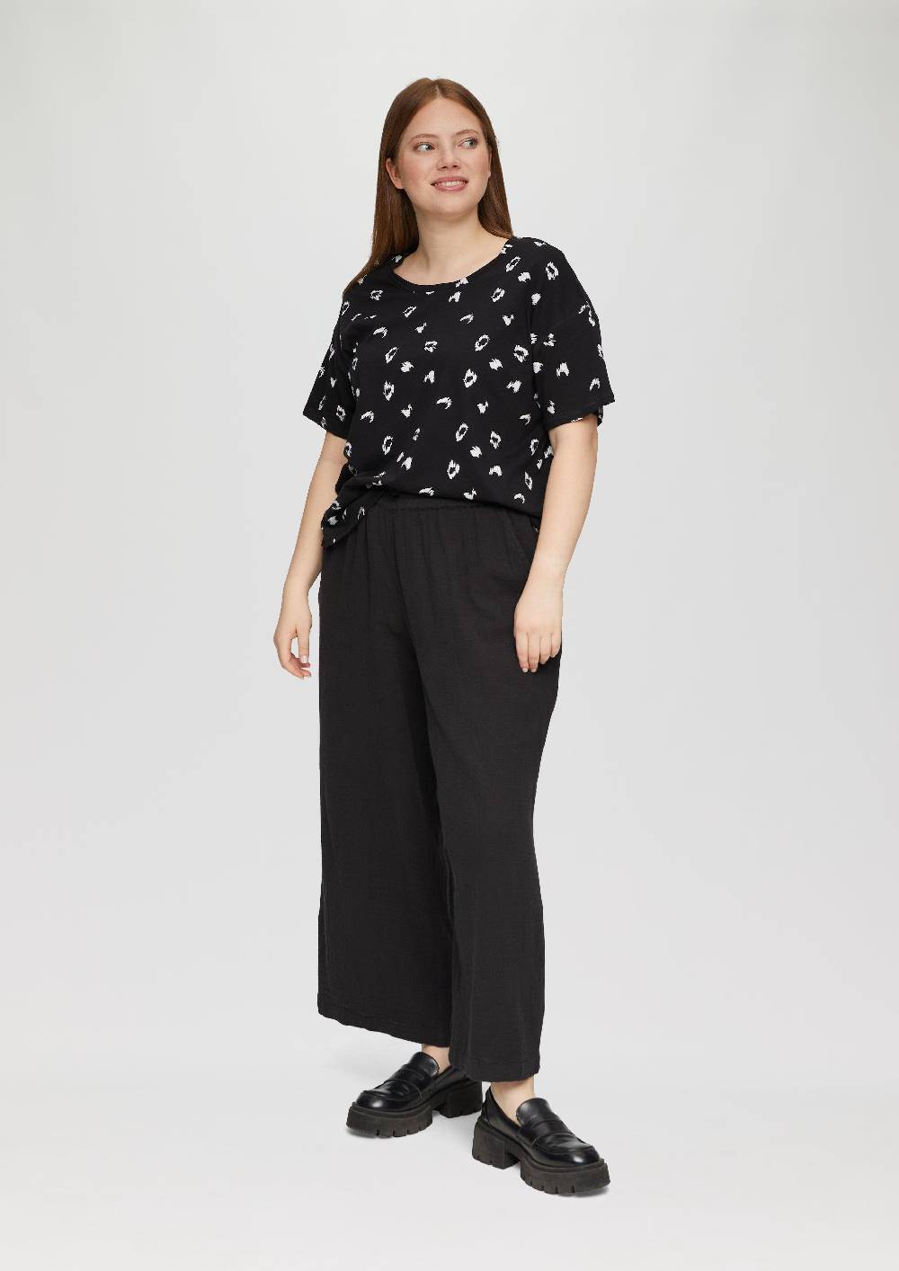 S.Oliver Loose-Fit-Shirt Mit überschnittenen Schultern