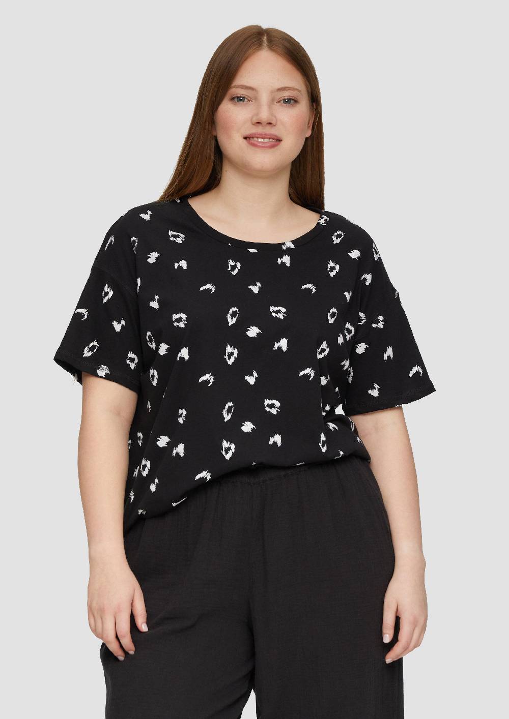 S.Oliver Loose-Fit-Shirt Mit überschnittenen Schultern