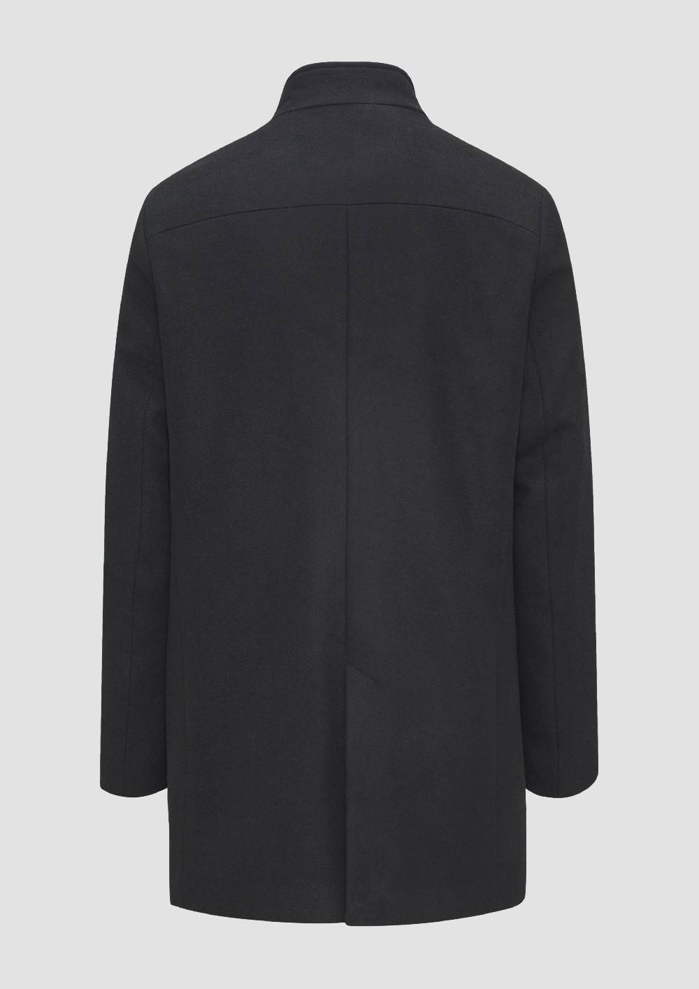 S.Oliver Mantel Aus Wollmix Mit Fixiertem Stepp-Einsatz