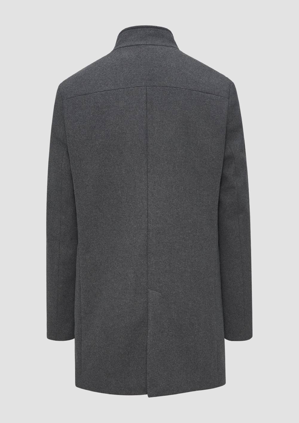 S.Oliver Mantel Aus Wollmix Mit Fixiertem Stepp-Einsatz