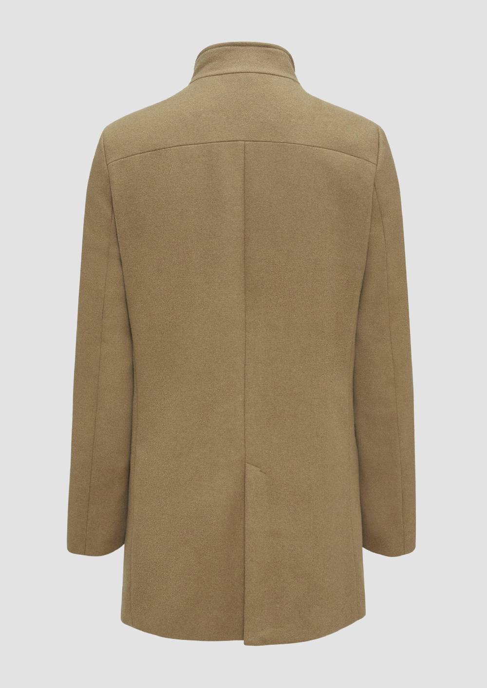 S.Oliver Mantel Aus Wollmix Mit Fixiertem Stepp-Einsatz