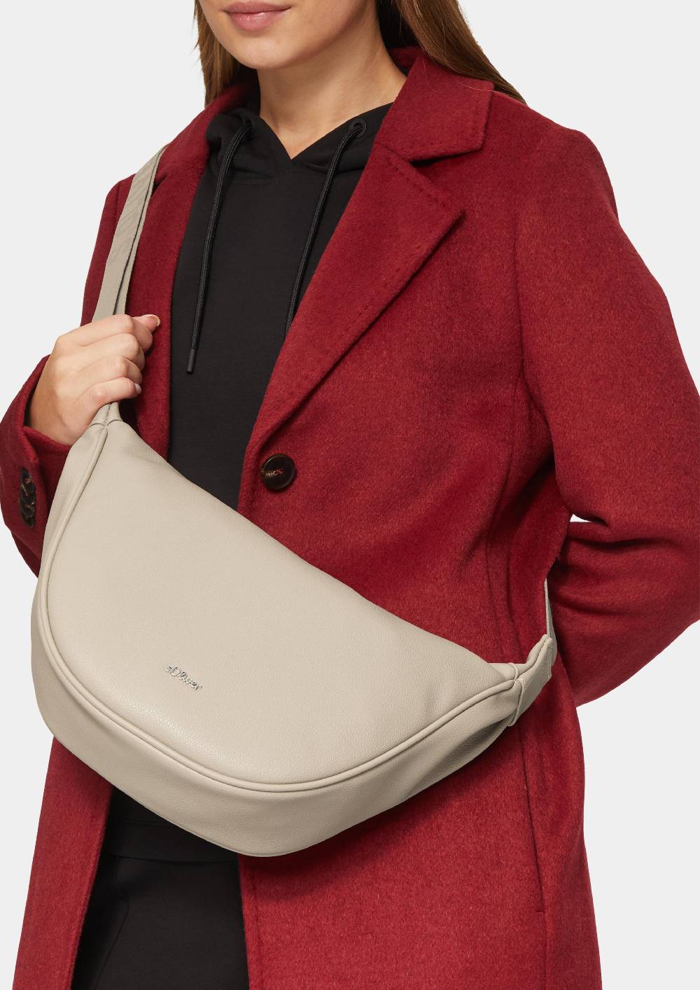 S.Oliver Mittelgroße Crossbody-Bag Aus Lederimitat