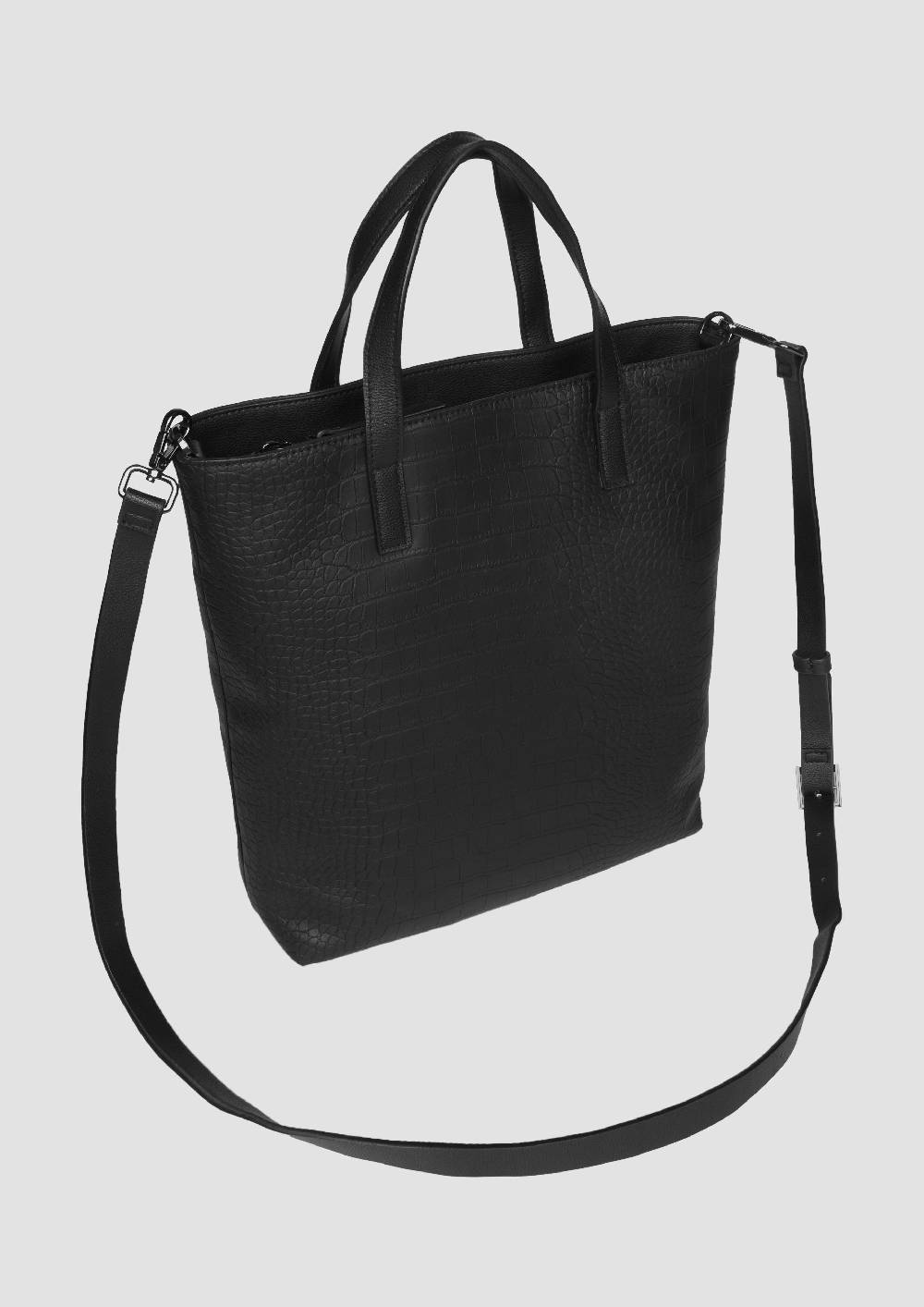 S.Oliver Mittelgroßer Shopper In Krokodilleder-Optik