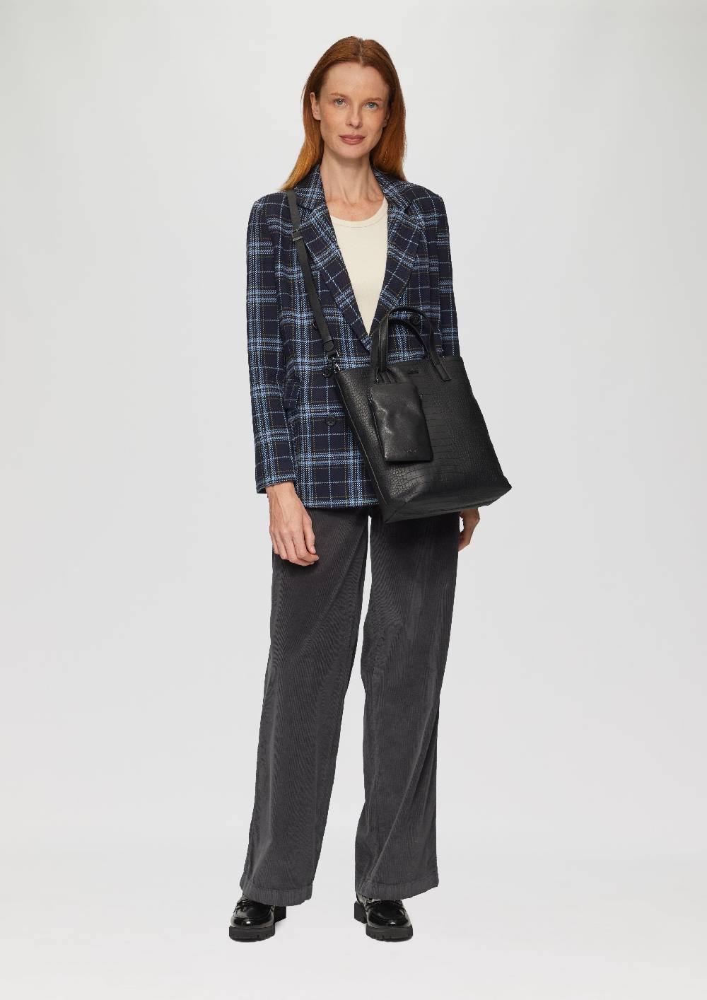 S.Oliver Mittelgroßer Shopper In Krokodilleder-Optik