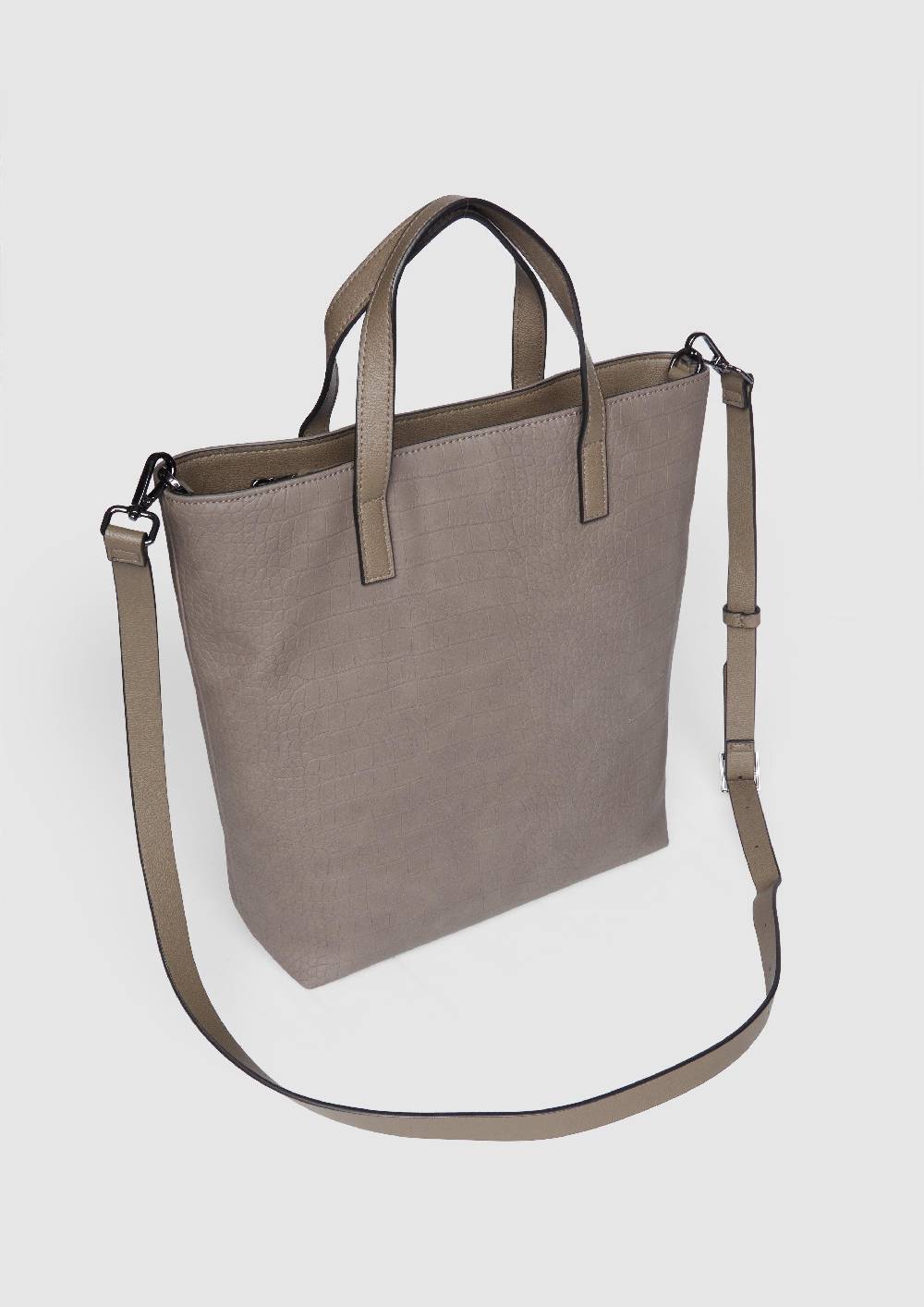 S.Oliver Mittelgroßer Shopper In Krokodilleder-Optik