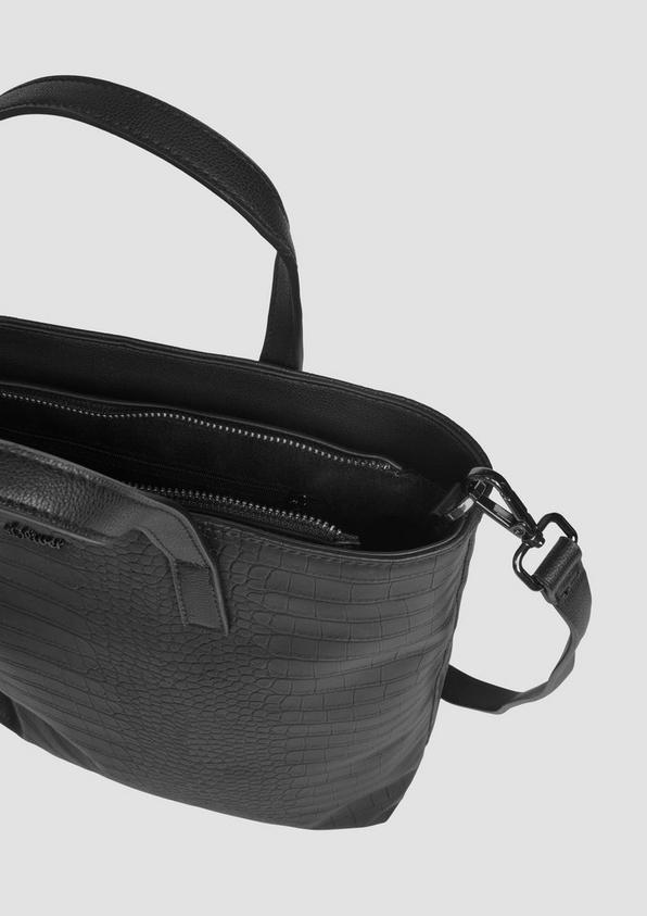 s.Oliver Mittelgroßer Shopper in Krokodilleder-Optik