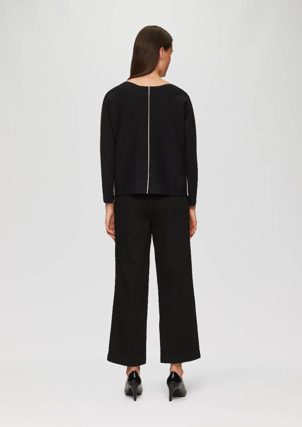 S.Oliver Modischer Strickpullover Mit Fledermausärmel