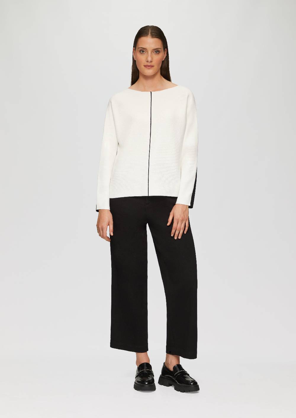 S.Oliver Modischer Strickpullover Mit Fledermausärmel