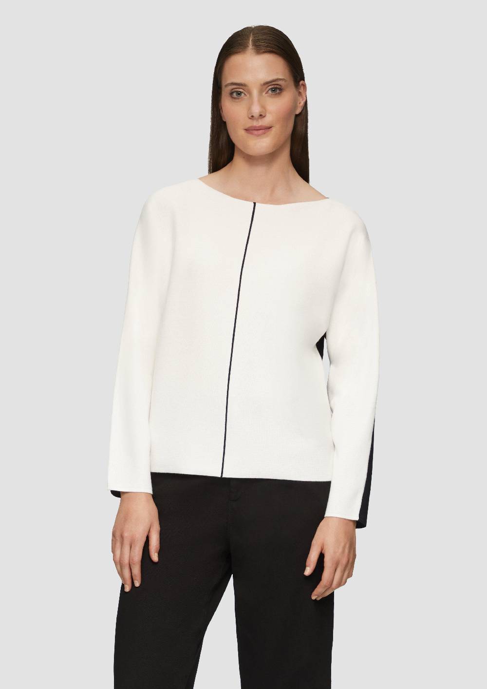 S.Oliver Modischer Strickpullover Mit Fledermausärmel