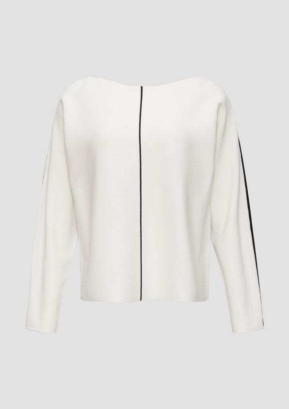 s.Oliver Modischer Strickpullover mit Fledermausärmel