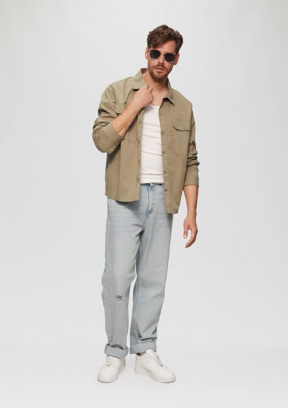 S.Oliver Overshirt Aus Baumwollstretch Im Relaxed Fit