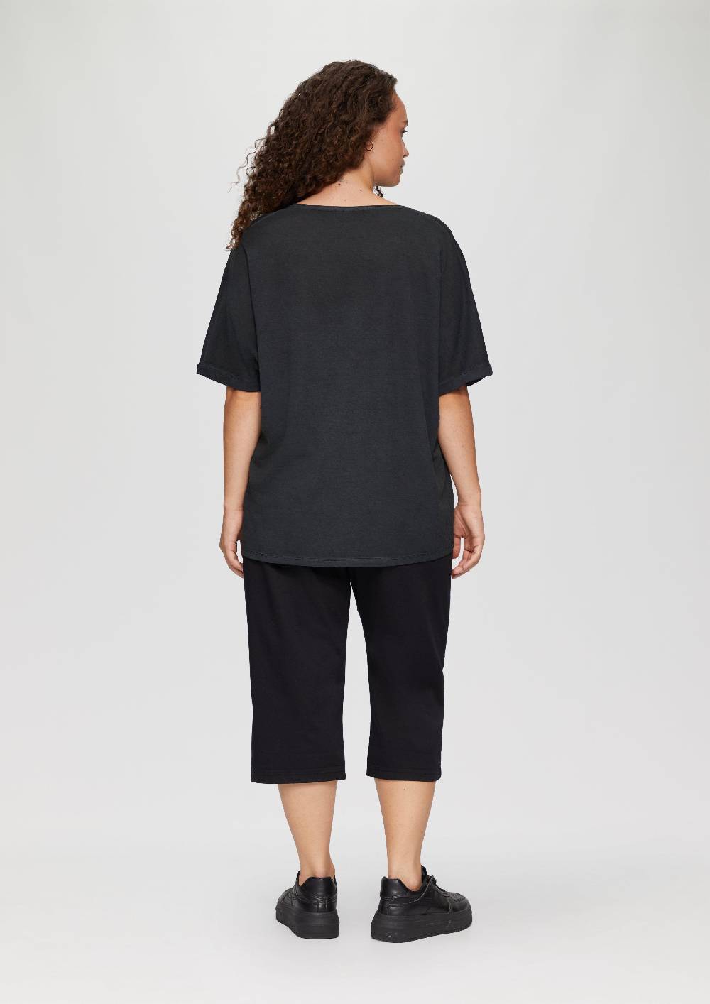 S.Oliver Oversize-Shirt Mit Rundhalsausschnitt Und Frontprint
