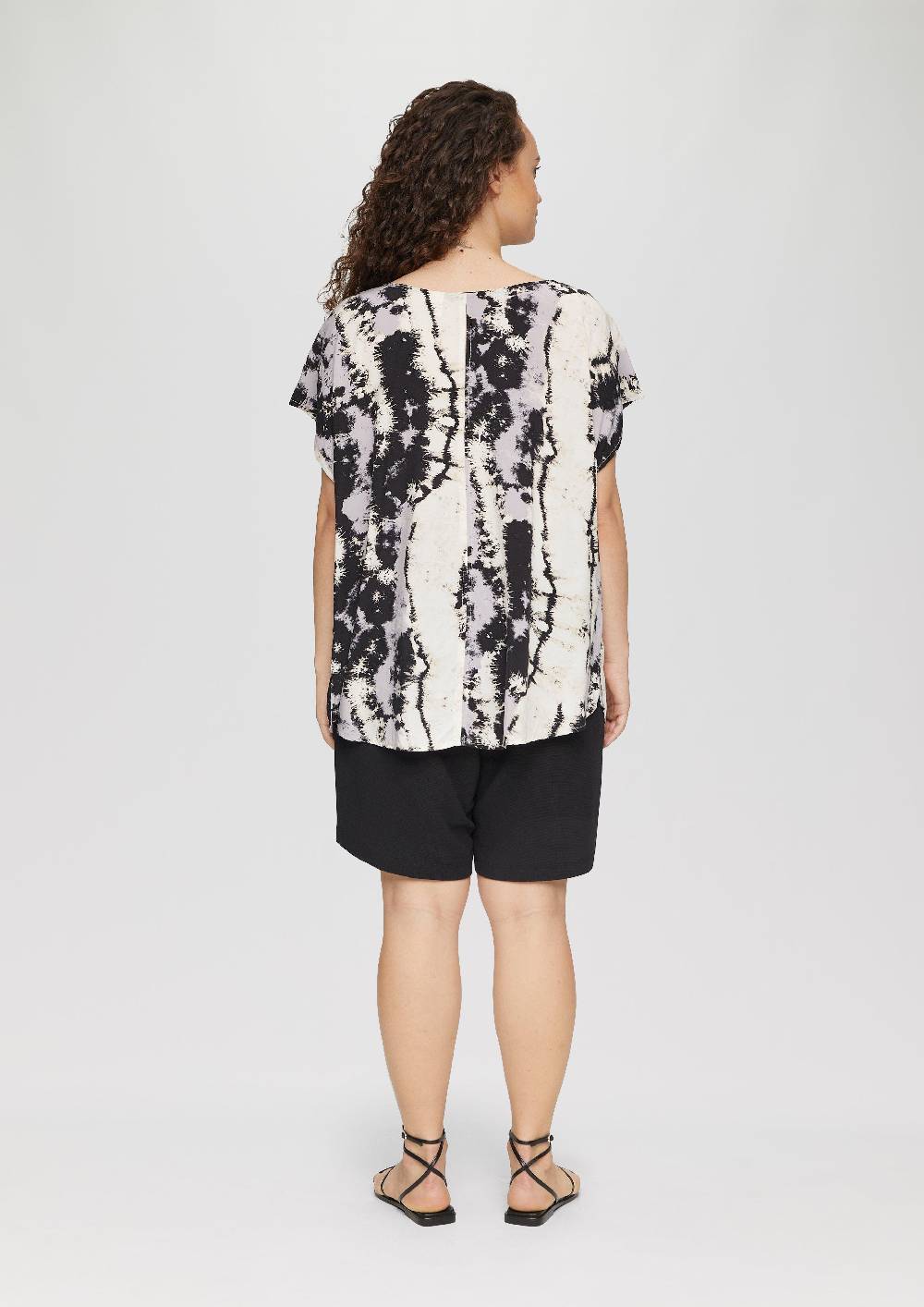 S.Oliver Oversized-Bluse Mit überschnittenen Schultern Und Teilungsnaht