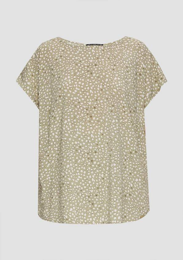 S.Oliver Oversized-Bluse Mit überschnittenen Schultern Und Teilungsnaht