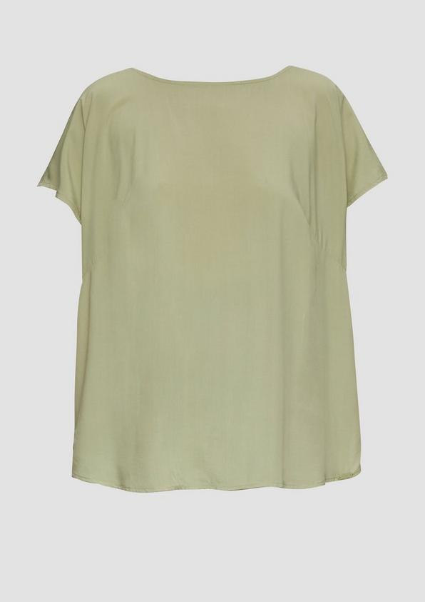 s.Oliver Oversized-Bluse mit überschnittenen Schultern und Teilungsnaht