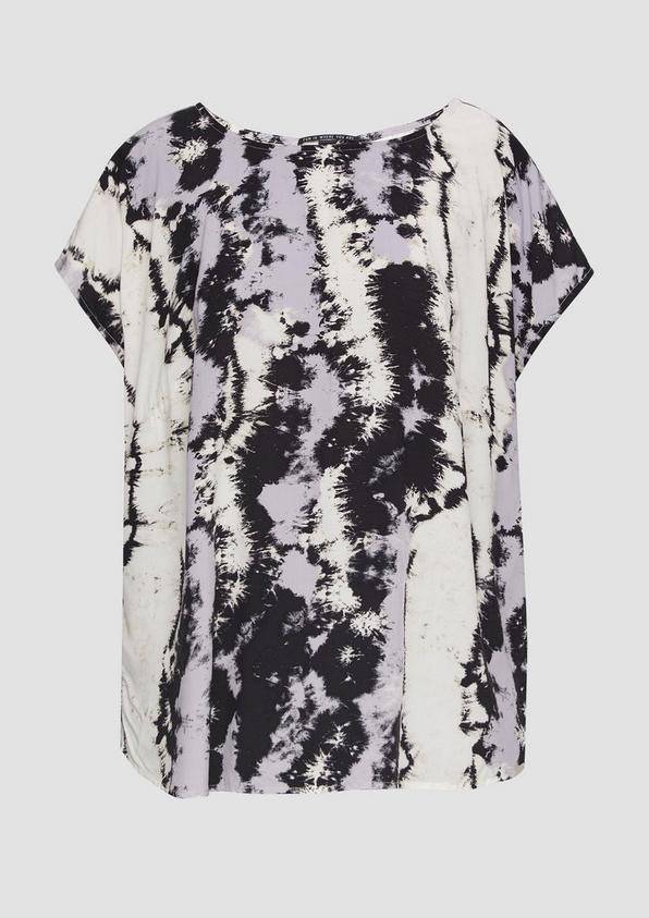 S.Oliver Oversized-Bluse Mit überschnittenen Schultern Und Teilungsnaht