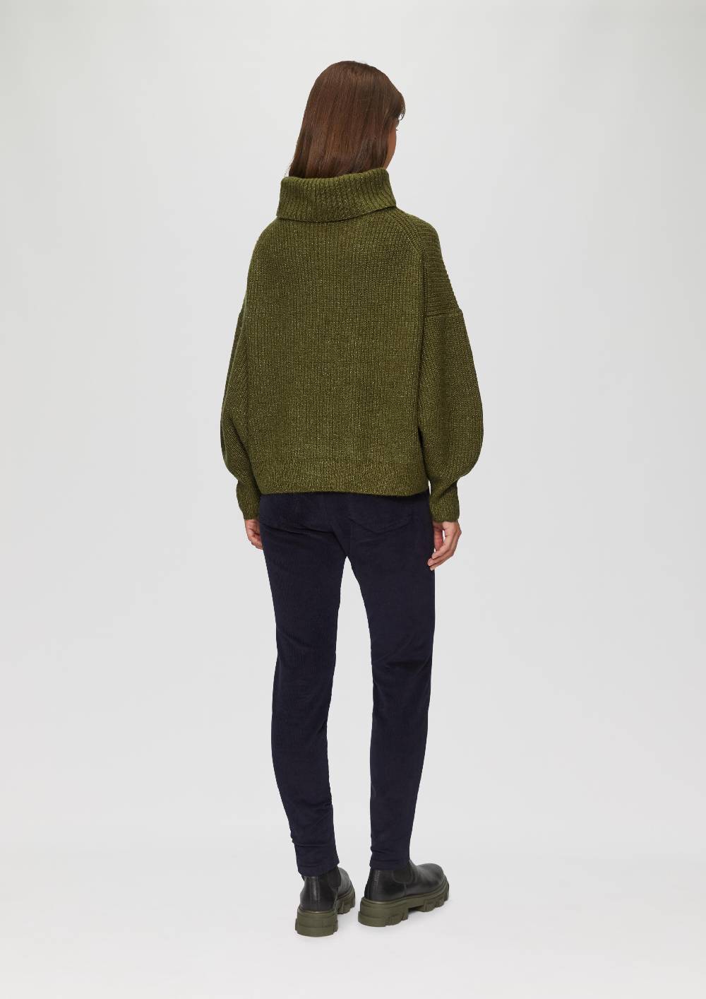 S.Oliver Oversized Rollkragenpullover Mit Weiten Ärmeln