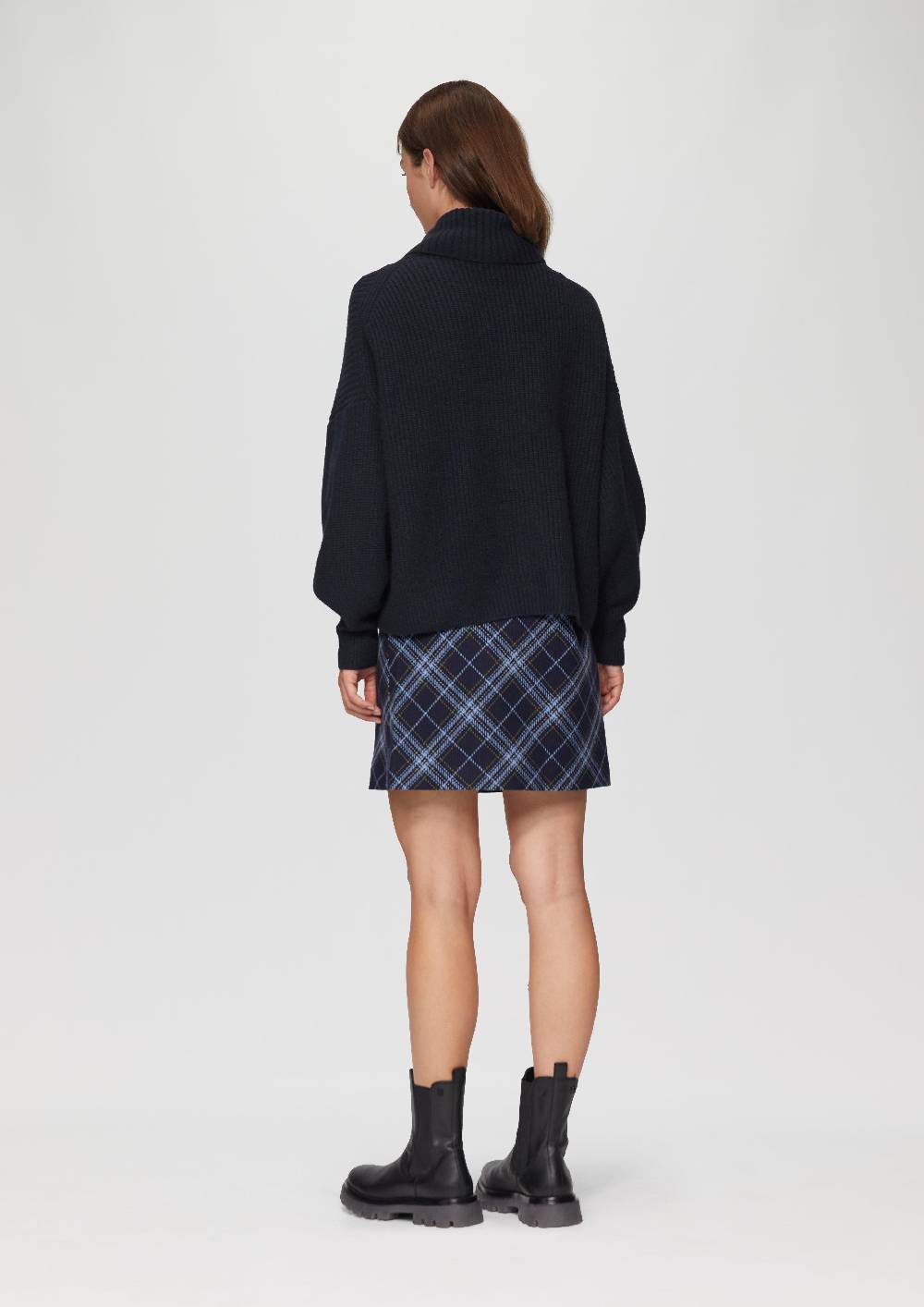 S.Oliver Oversized Rollkragenpullover Mit Weiten Ärmeln