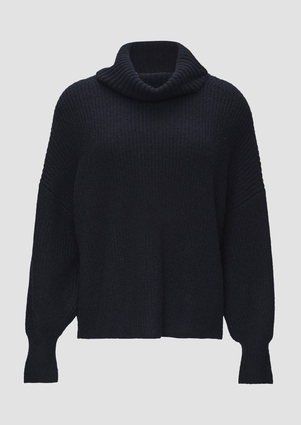 S.Oliver Oversized Rollkragenpullover Mit Weiten Ärmeln