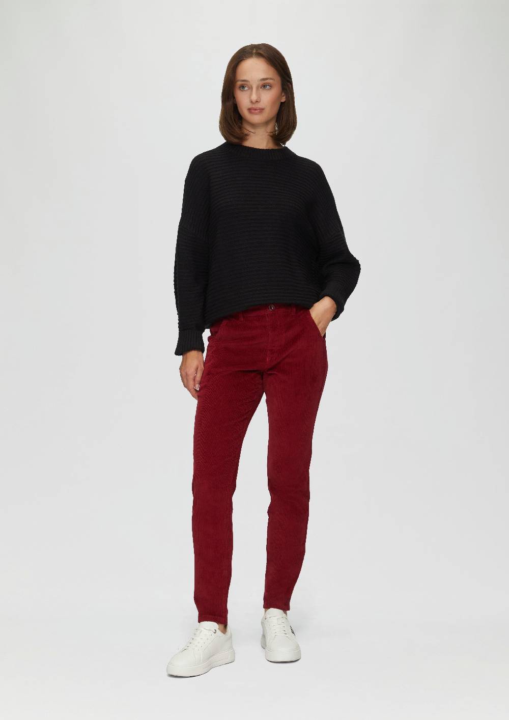 S.Oliver Oversized Strickpullover Mit Ottoman-Struktur