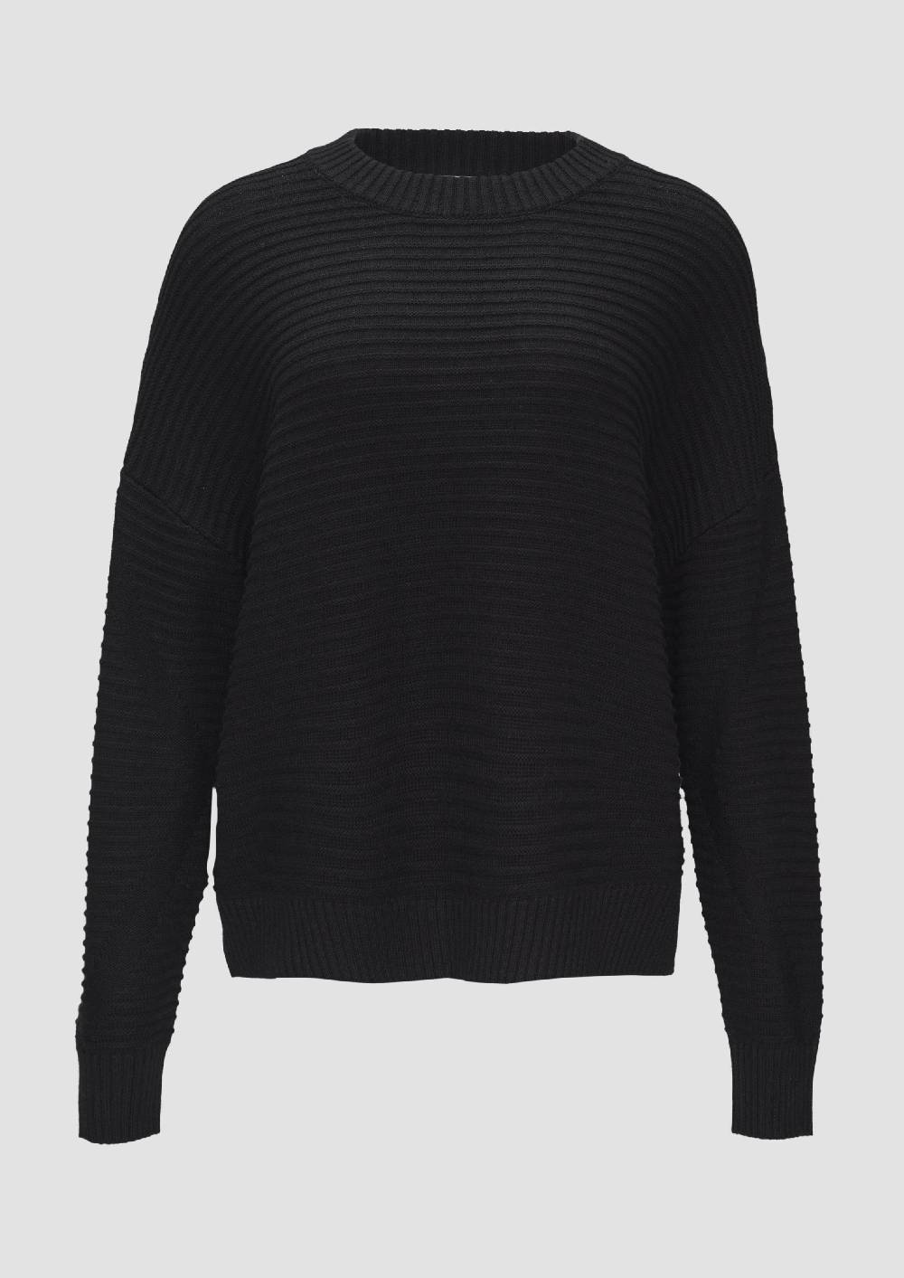 S.Oliver Oversized Strickpullover Mit Ottoman-Struktur