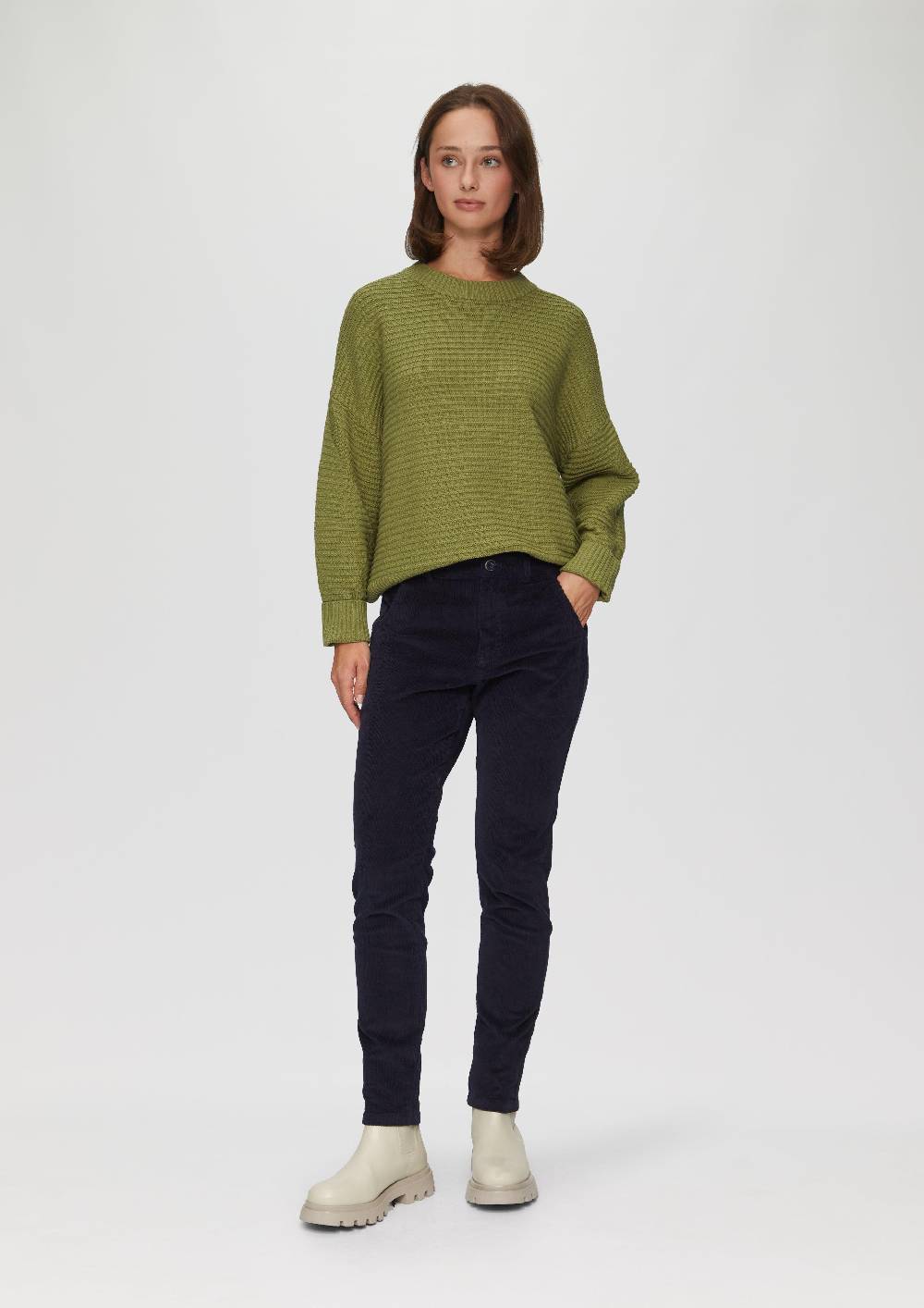 S.Oliver Oversized Strickpullover Mit Ottoman-Struktur