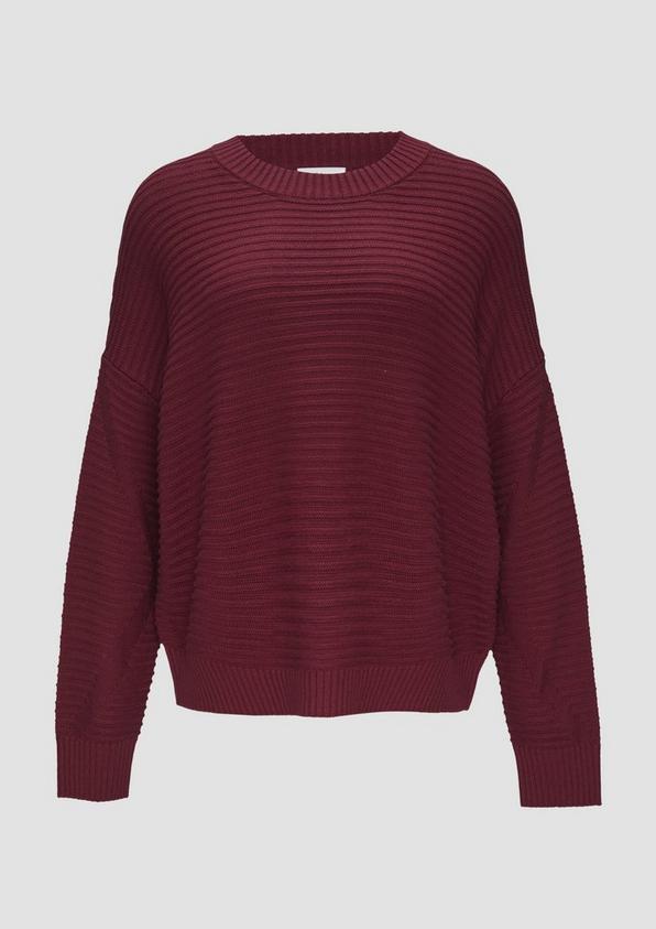 S.Oliver Oversized Strickpullover Mit Ottoman-Struktur