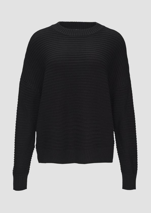 S.Oliver Oversized Strickpullover Mit Ottoman-Struktur
