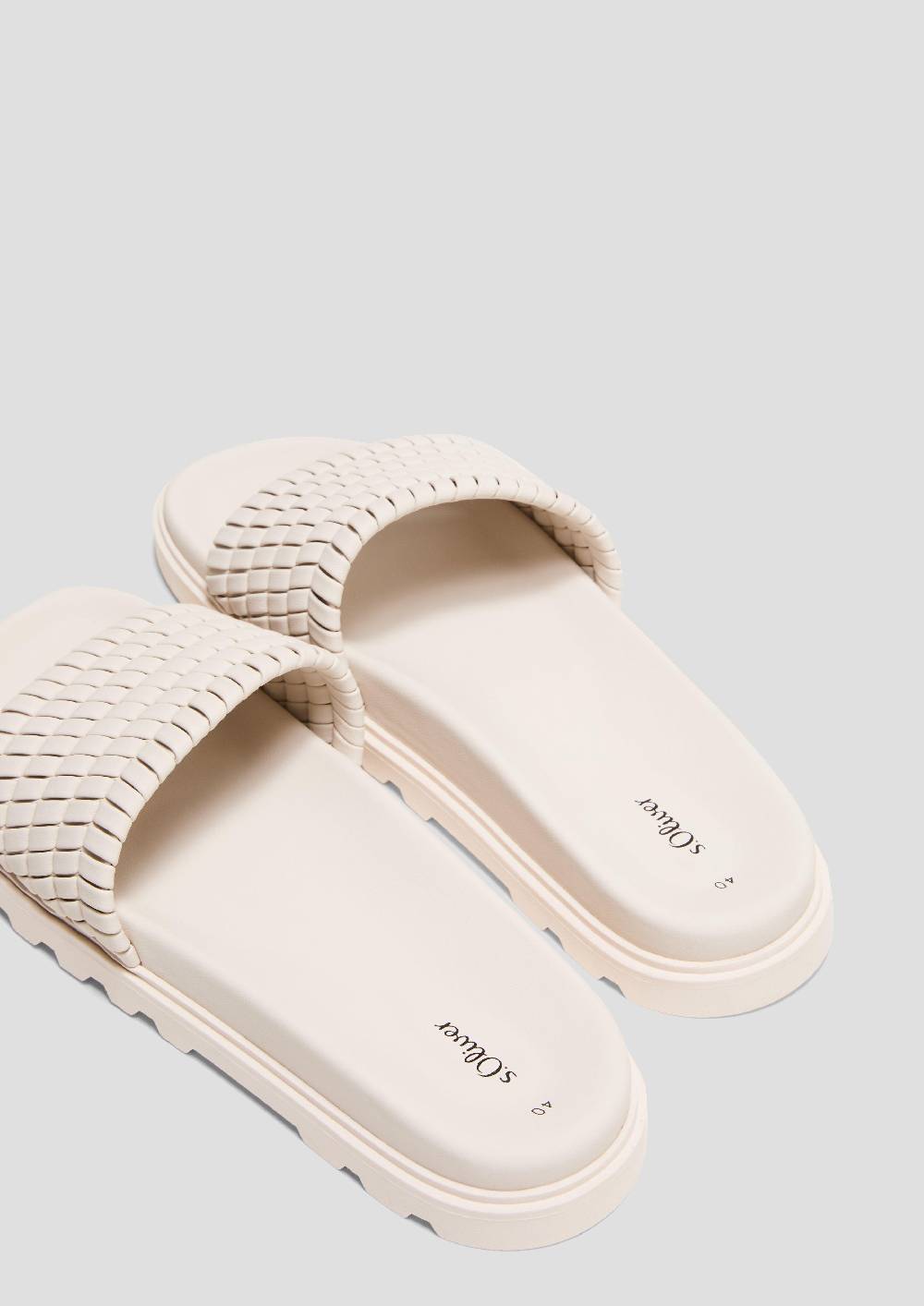 S.Oliver Pantoletten Mit Gepolsterter Sohle Und Riemen