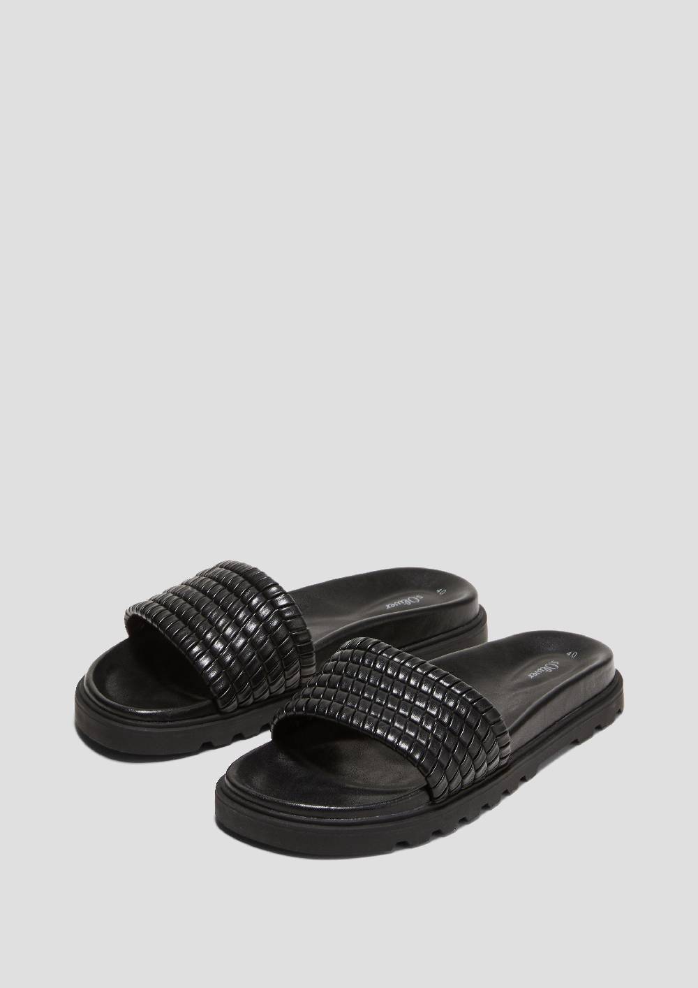 S.Oliver Pantoletten Mit Gepolsterter Sohle Und Riemen