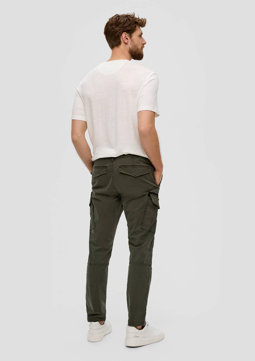 S.Oliver Phoenix: Cargohose Mit Garment Dye Und Straight Leg