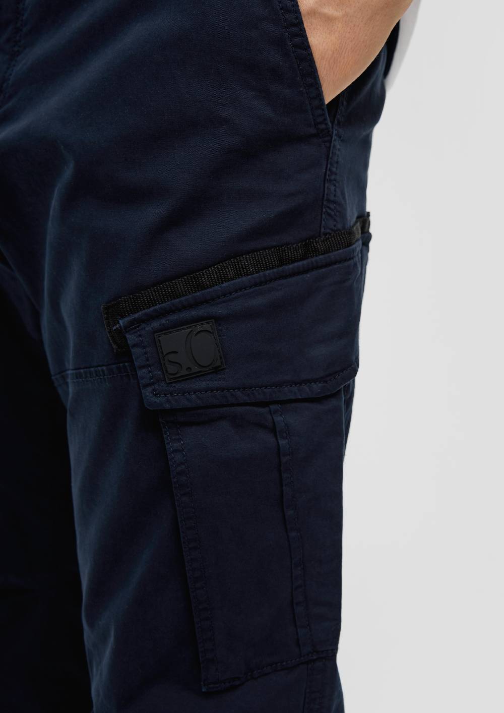 S.Oliver Phoenix: Cargohose Mit Garment Dye Und Straight Leg