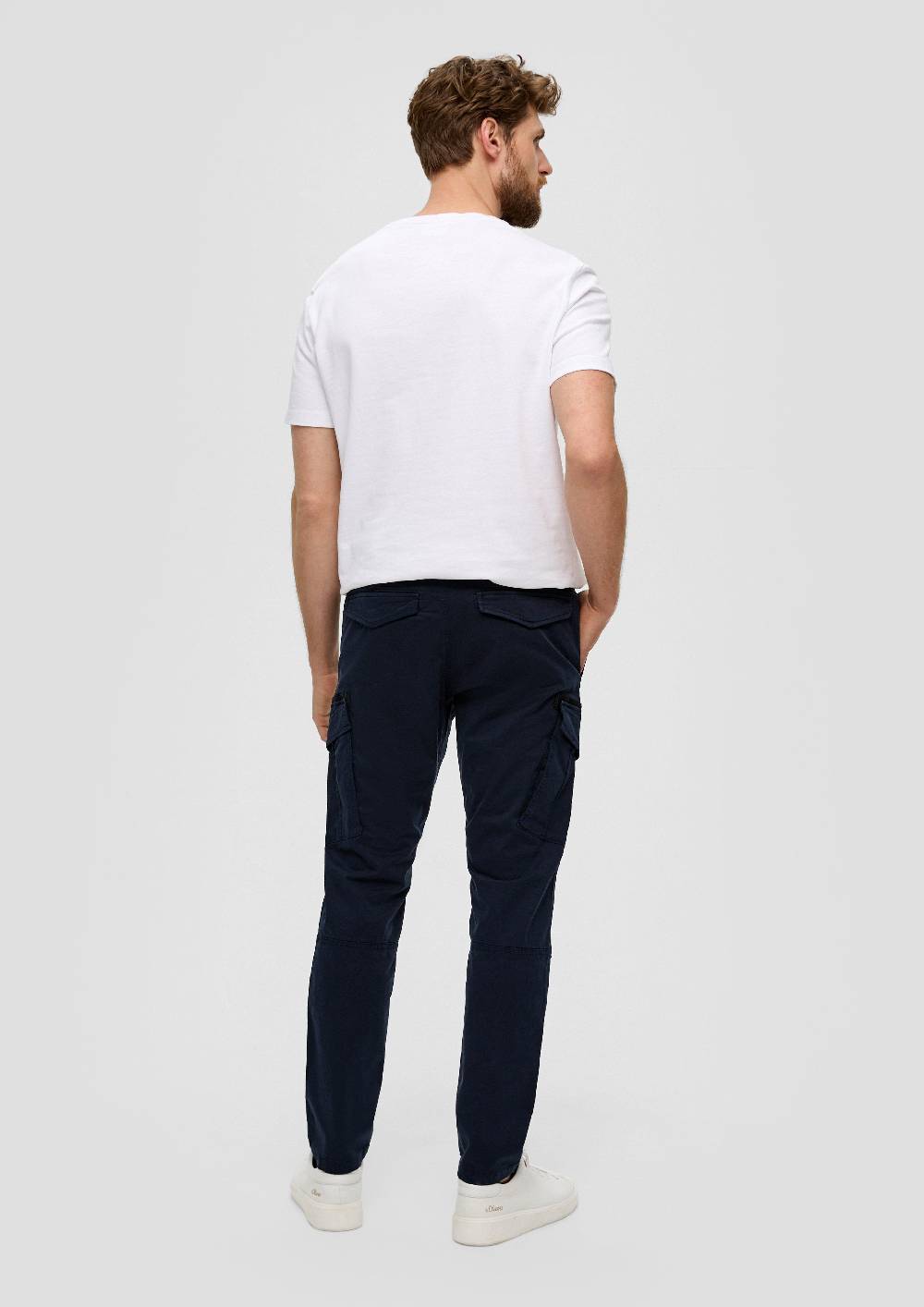 S.Oliver Phoenix: Cargohose Mit Garment Dye Und Straight Leg