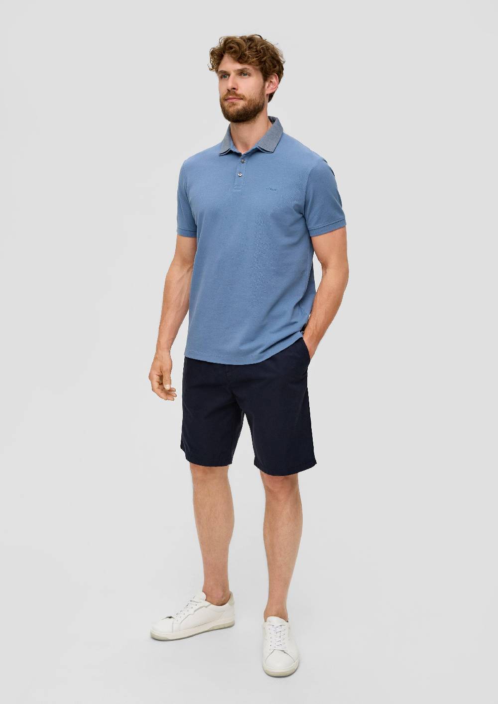 S.Oliver Poloshirt Aus Baumwolle Mit Logo-Stickerei